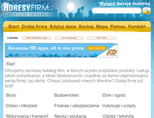 Tablet Screenshot of adresyfirm.net